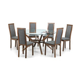 Chelsea Large 140cm Round Glass Table