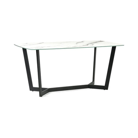 Olympus Dining Table - White Marble