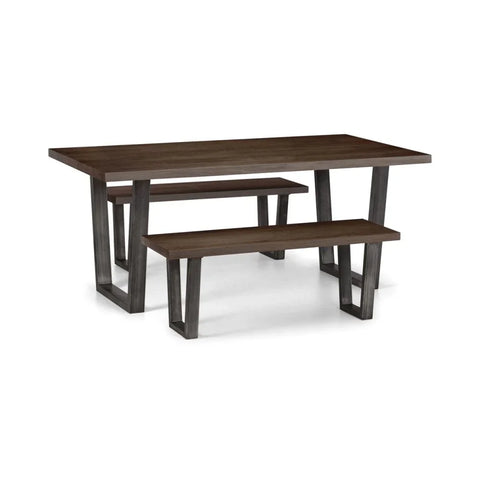 Brooklyn Bench - Dark Oak