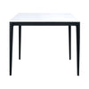 Miami Square Stone Top Dining Table - White Marble