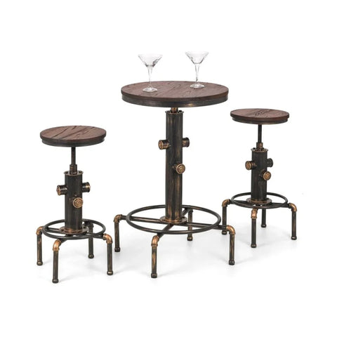 Rockport Pipework Bar Table