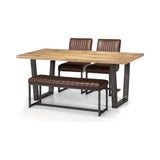 Brooklyn Upholstered Bench - Brown