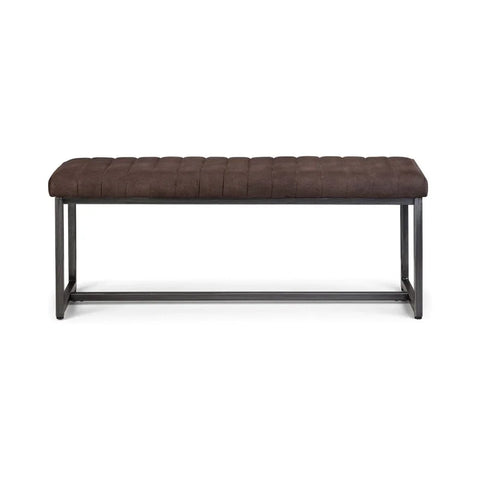 Brooklyn Upholstered Bench - Charcoal