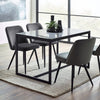 Chicago Dining Table Smoked Glass