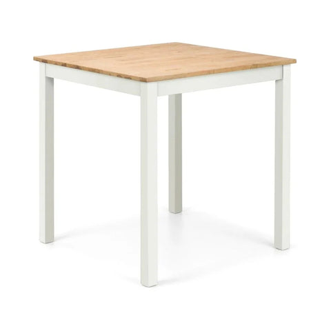 Coxmoor Square Dining Table 75cm - Ivory & Oak
