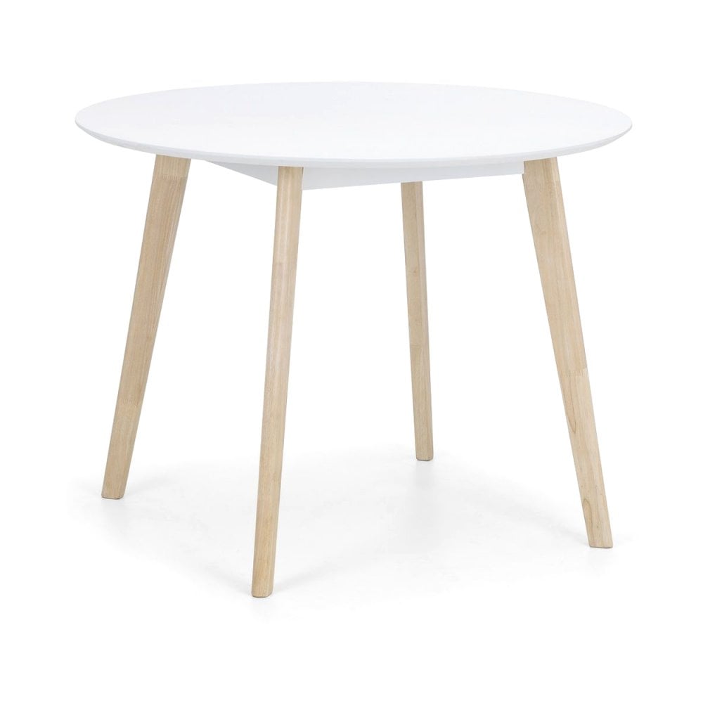 Casa Round Dining Table White/Oak