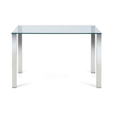 Enzo Glass Top Dining Table