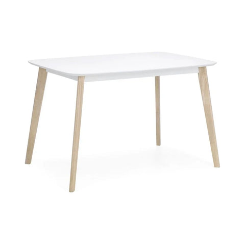 Casa Rectangular Dining Table White/Oak