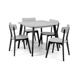 Casa Square Dining Table Grey/Black