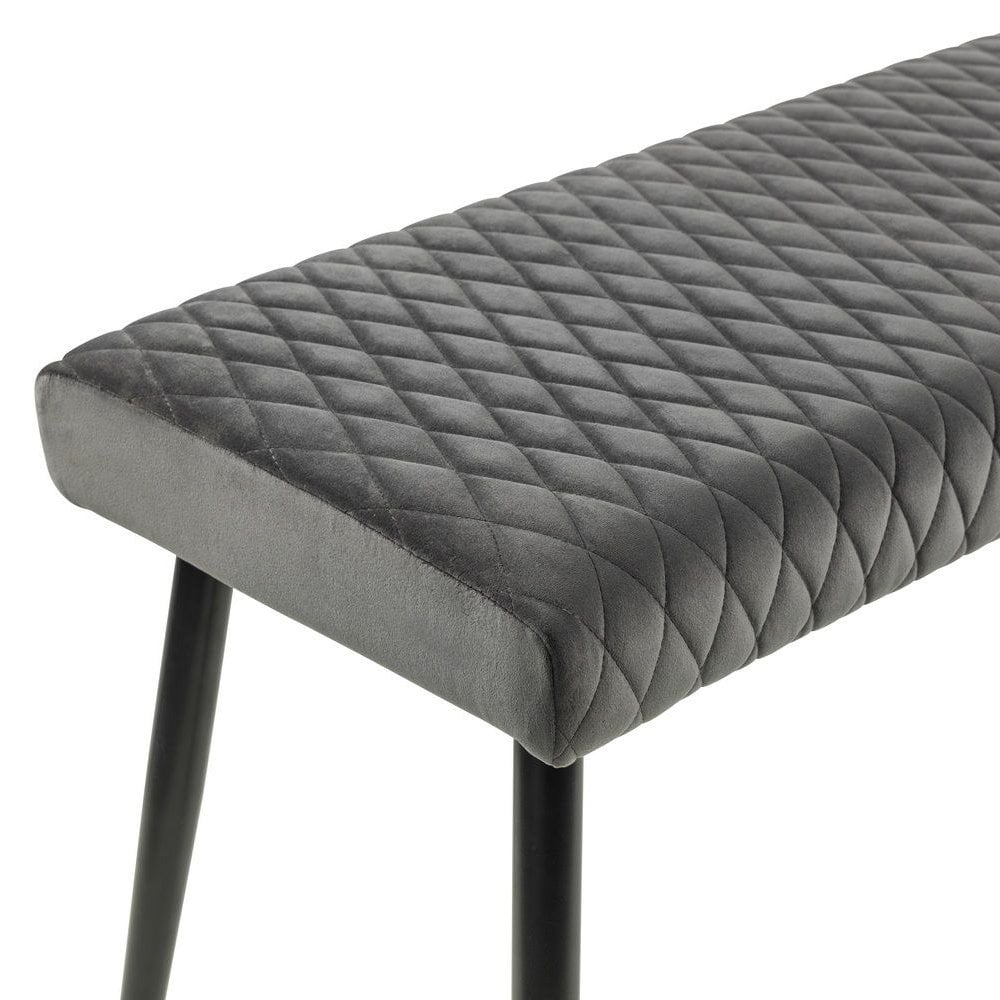 Luxe Low Bench - Grey