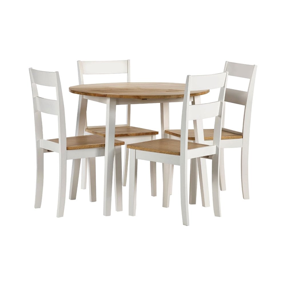 Linwood Round Drop Leaf Table - Natural Top