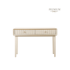 Amelie Cream Elm 2 Drawer Console Table