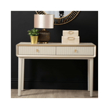 Amelie Cream Elm 2 Drawer Console Table