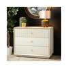 Amelie Cream Elm 3 Drawer Chest