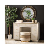 Amelie Cream Elm 7 Drawer Dressing Table