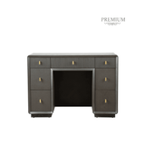 Amelie Smoke Grey Elm 7 Drawer Dressing Table