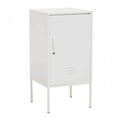 Marshall One Door White Cabinet