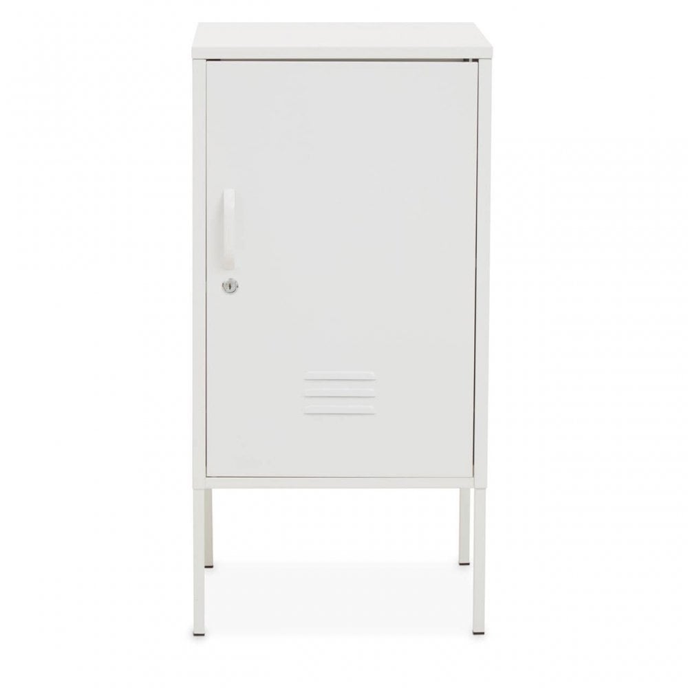 Marshall One Door White Cabinet