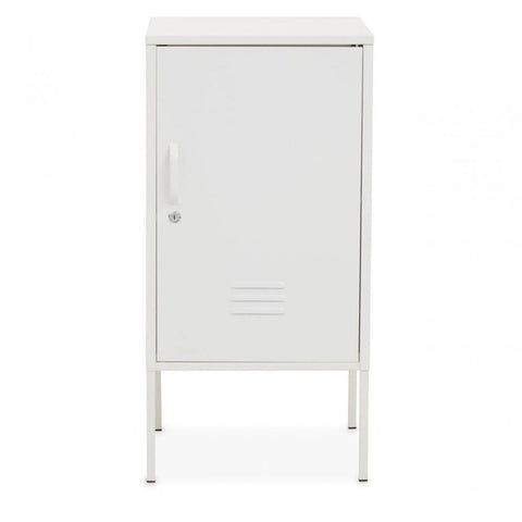 Marshall One Door White Cabinet
