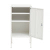 Marshall One Door White Cabinet