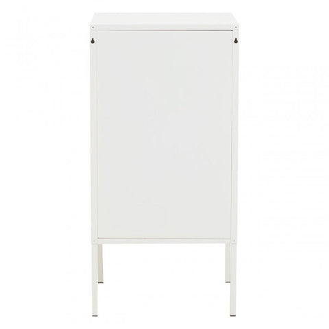 Marshall One Door White Cabinet
