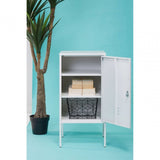 Marshall One Door White Cabinet