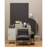 Marshall One Door White Cabinet