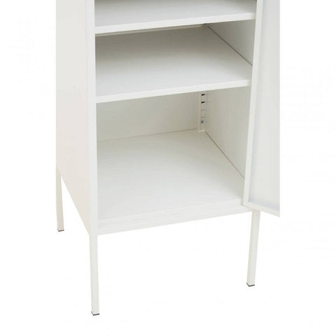 Marshall One Door White Cabinet