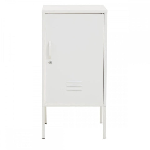 Marshall One Door White Cabinet