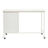Marshall Three Drawer White Desk