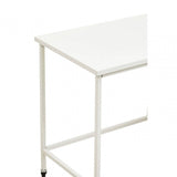 Marshall Three Drawer White Desk