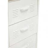Marshall Three Drawer White Desk