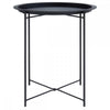 Bronzo Round Black Side Table