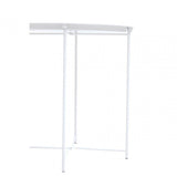 Bronzo Round White Side Table