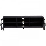 Ciel Two Door Black Media Unit