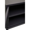 Ciel Two Door Black Media Unit
