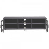Ciel Two Door Grey Media Unit
