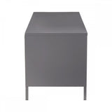 Ciel Two Door Grey Media Unit