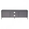 Ciel Two Door Grey Media Unit