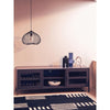 Ciel Two Door Grey Media Unit