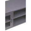 Ciel Two Door Grey Media Unit