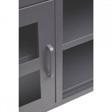 Ciel Two Door Grey Media Unit