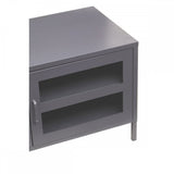Ciel Two Door Grey Media Unit