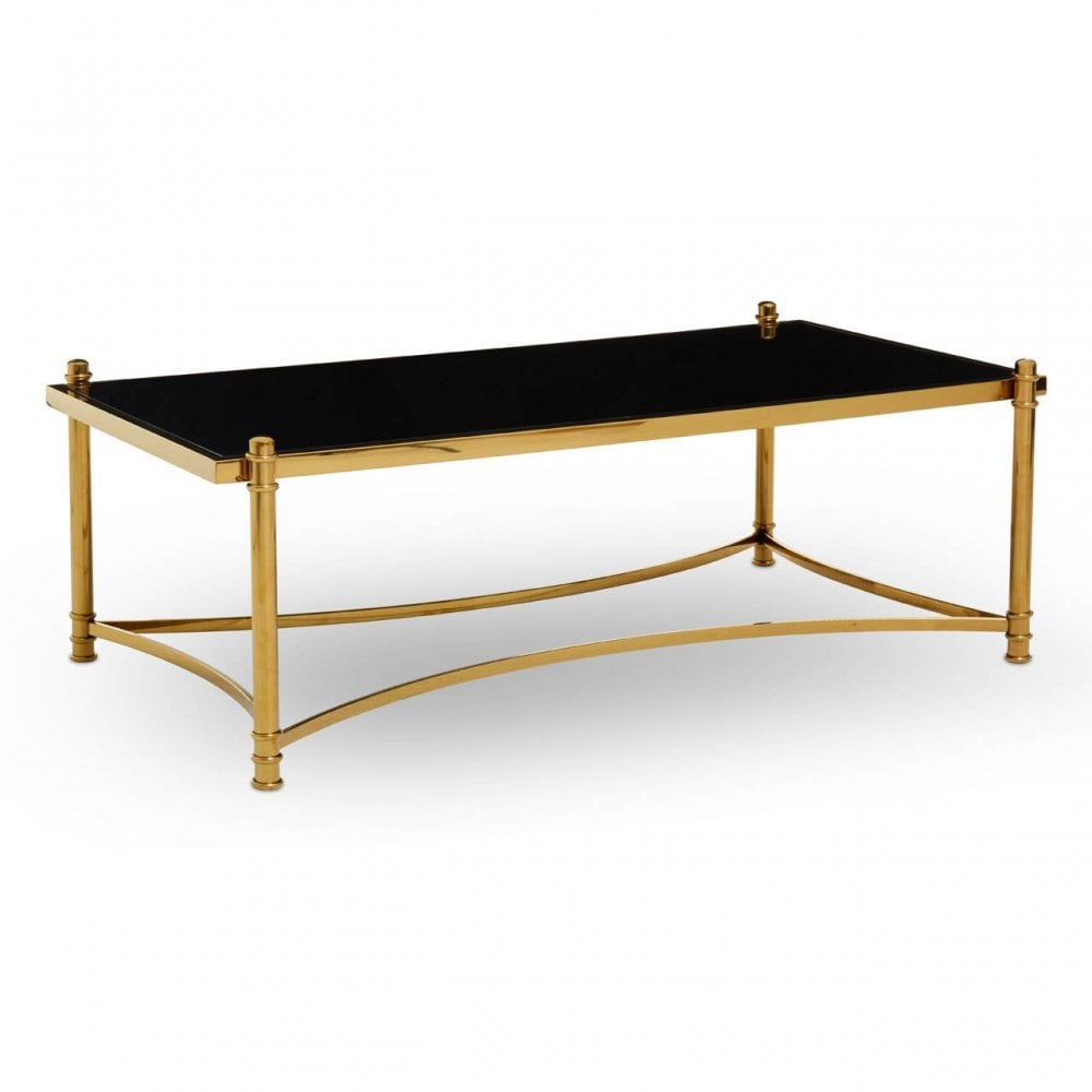 Hadley Black and Gold Coffee Table