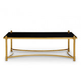 Hadley Black and Gold Coffee Table