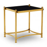 Hadley Black and Gold Side Table