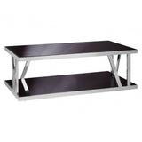 Hadley Black Glass Coffee Table