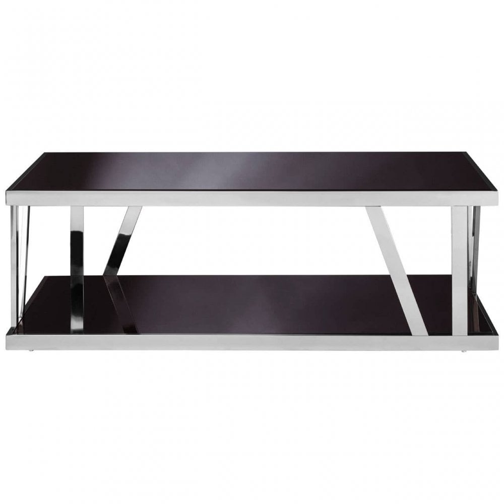 Hadley Black Glass Coffee Table