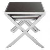 Hadley Chrome Nesting Tables