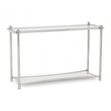 Hadley Clear Glass Console Table